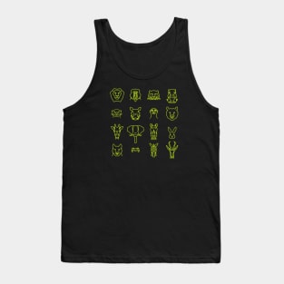 Animal Kingdom I (Lime) Tank Top